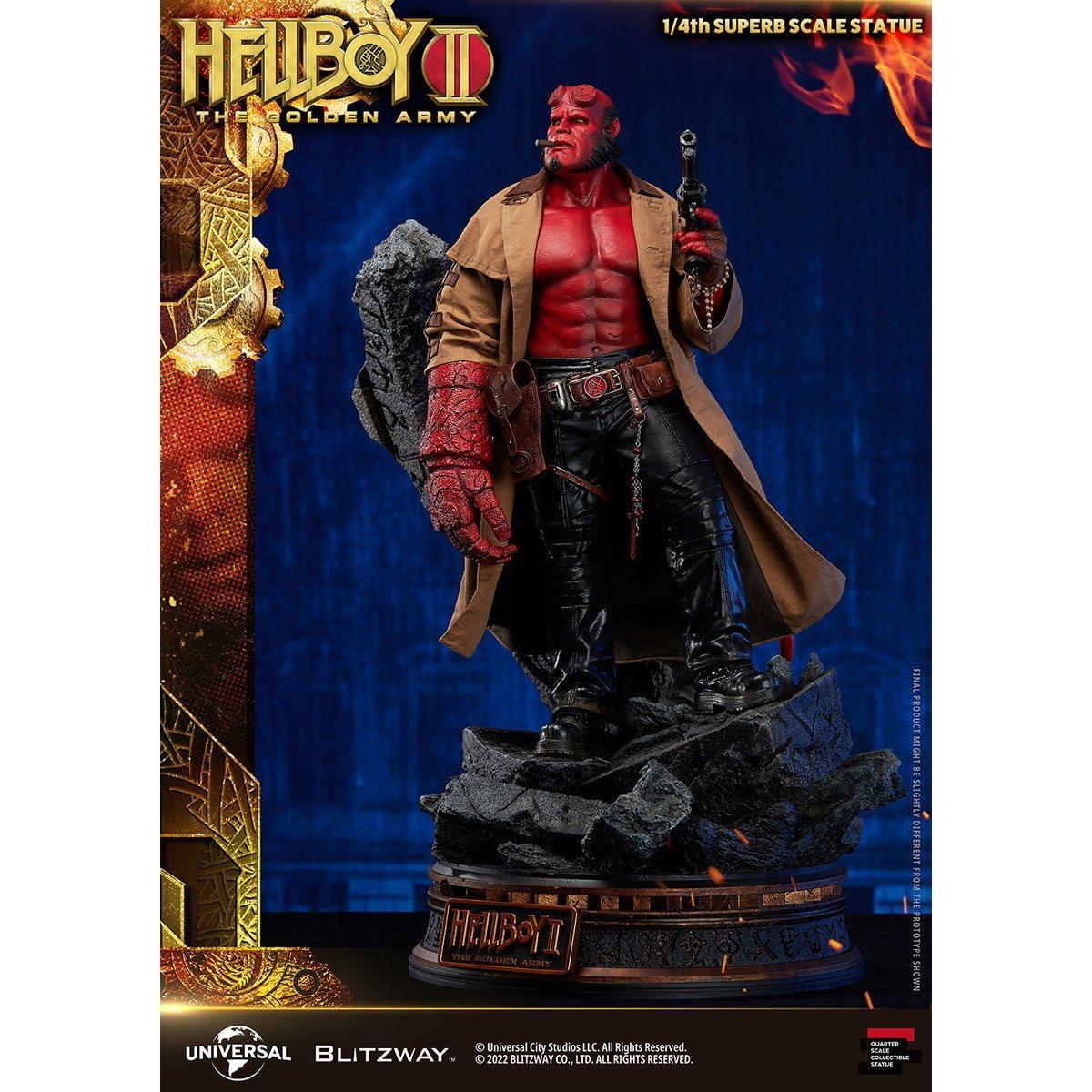 BLIBW-SS-21301 Hellboy 2 - Hellboy 1:4 Scale Statue - Blitzway - Titan Pop Culture