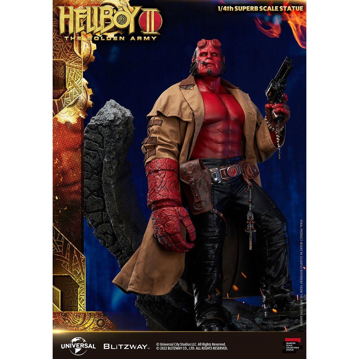 BLIBW-SS-21301 Hellboy 2 - Hellboy 1:4 Scale Statue - Blitzway - Titan Pop Culture