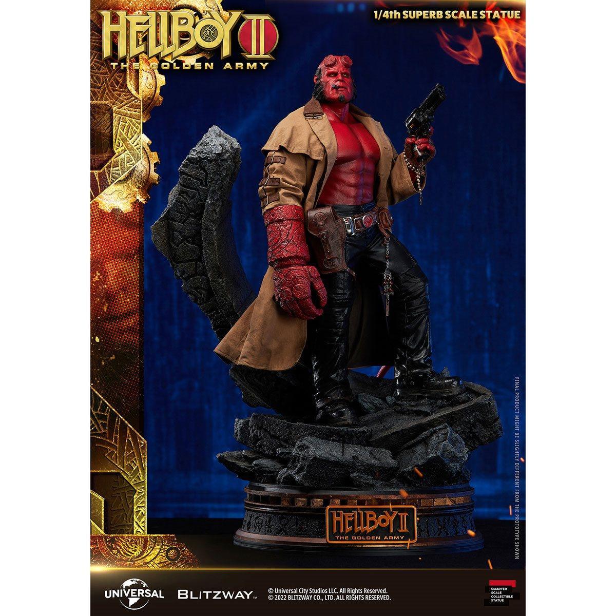 BLIBW-SS-21301 Hellboy 2 - Hellboy 1:4 Scale Statue - Blitzway - Titan Pop Culture