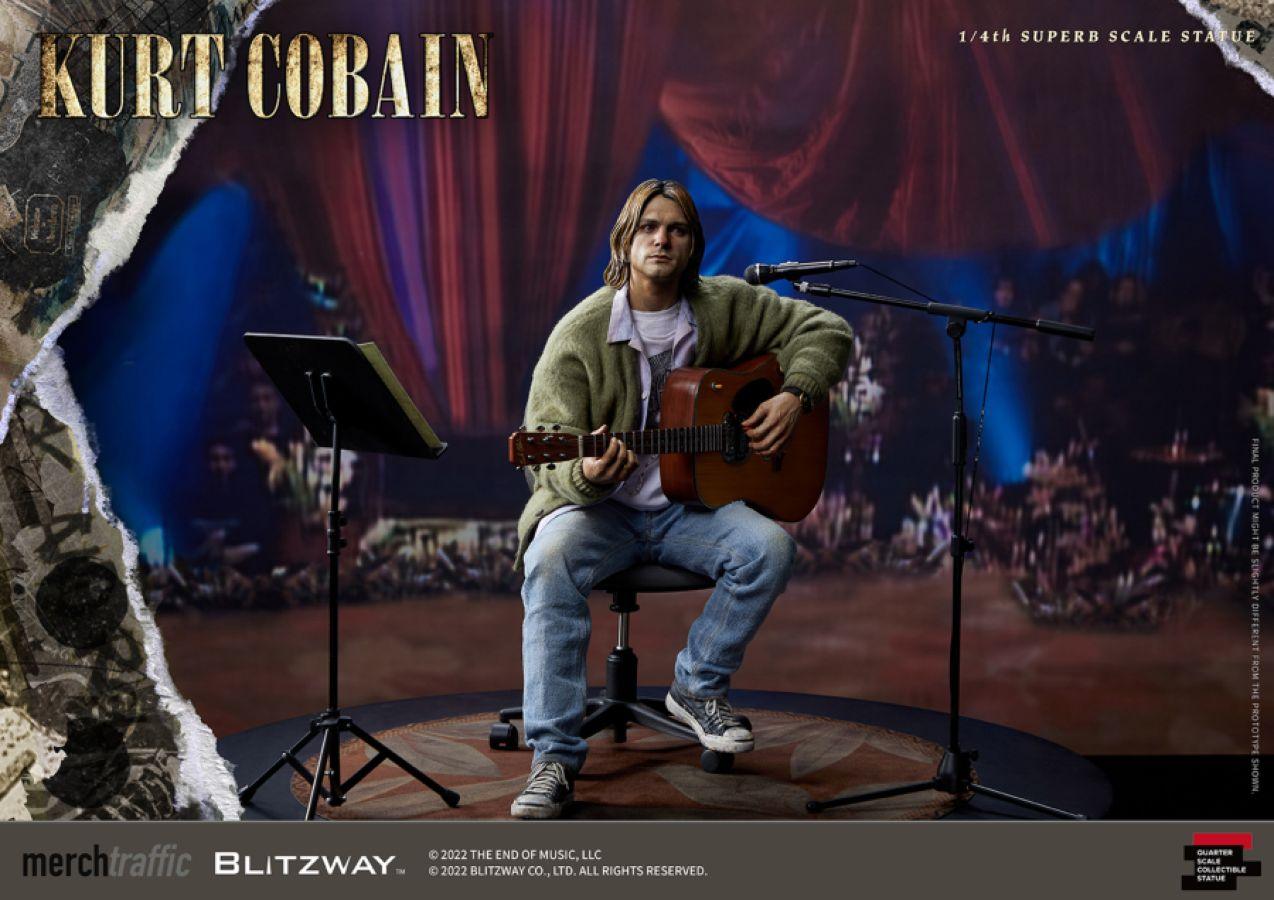 BLIBW-SS-21501 Kurt Cobain - Kurt Cobain 1:4 Scale Statue - Blitzway - Titan Pop Culture