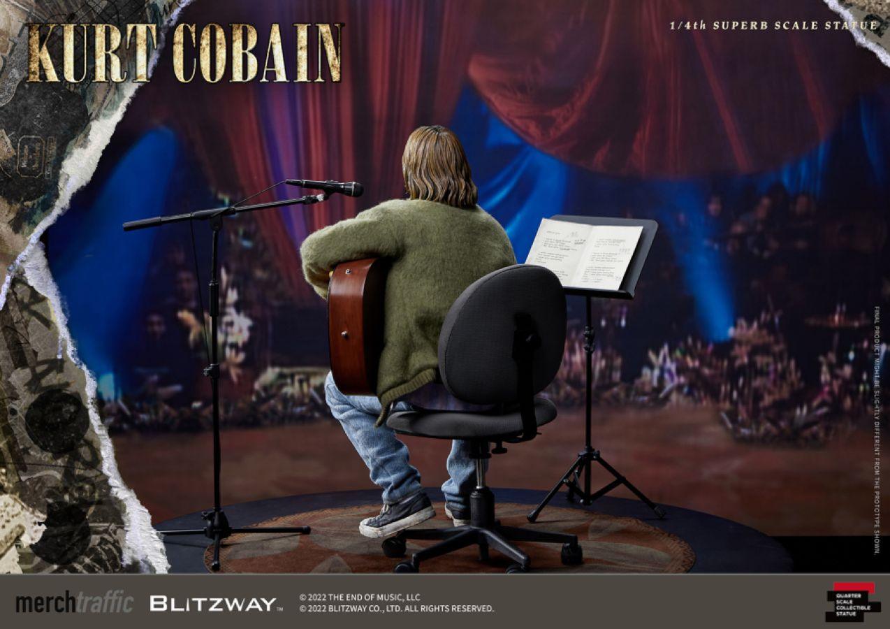BLIBW-SS-21501 Kurt Cobain - Kurt Cobain 1:4 Scale Statue - Blitzway - Titan Pop Culture