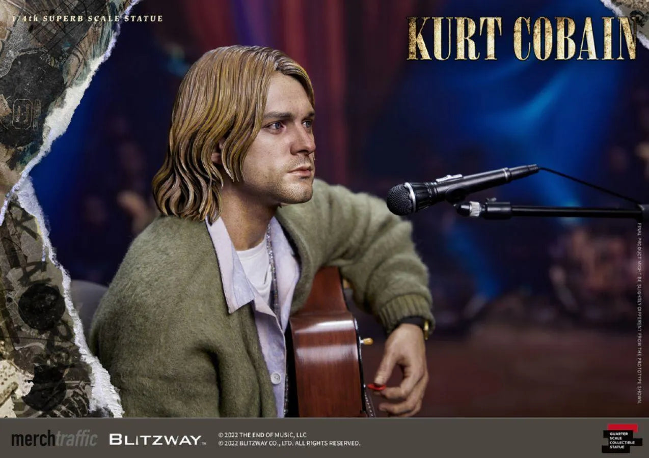 BLIBW-SS-21501 Kurt Cobain - Kurt Cobain 1:4 Scale Statue - Blitzway - Titan Pop Culture