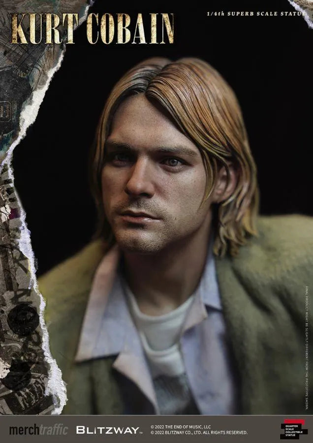 BLIBW-SS-21501 Kurt Cobain - Kurt Cobain 1:4 Scale Statue - Blitzway - Titan Pop Culture