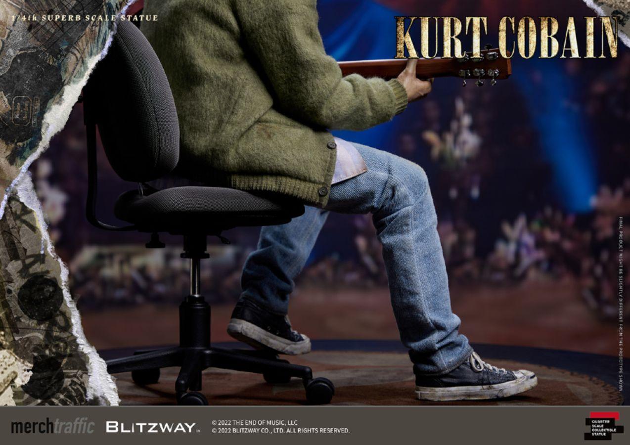 BLIBW-SS-21501 Kurt Cobain - Kurt Cobain 1:4 Scale Statue - Blitzway - Titan Pop Culture