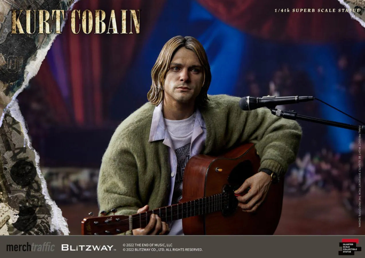 BLIBW-SS-21501 Kurt Cobain - Kurt Cobain 1:4 Scale Statue - Blitzway - Titan Pop Culture