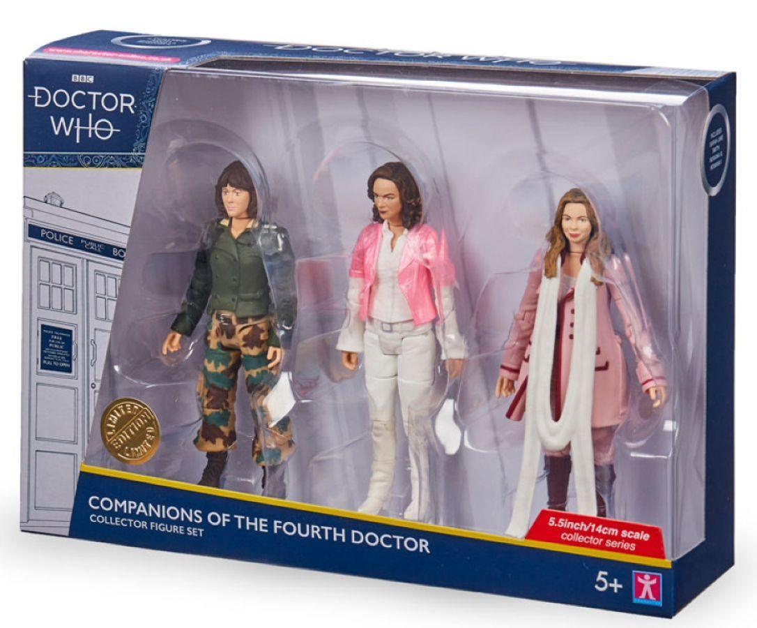 CHA07202 Doctor Who - Companions of the Fourth Doctor Action Figure 3-pack - Character Group - Titan Pop Culture