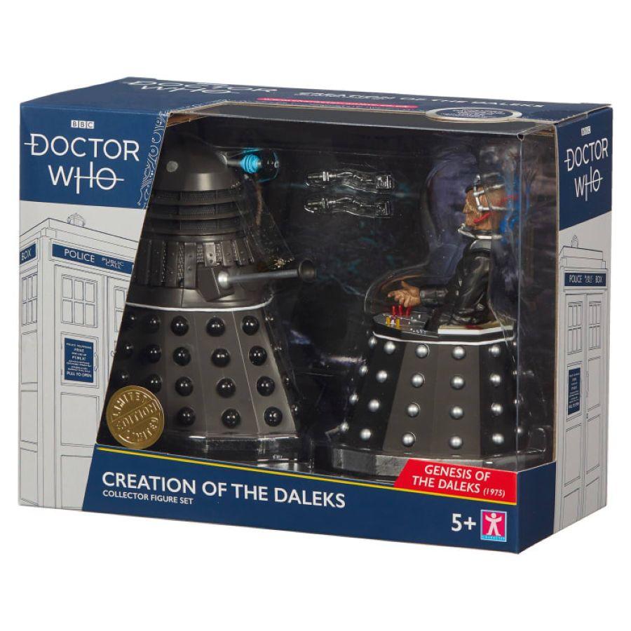 CHA07867 Doctor Who - Creation of the Daleks Collector Figure Set - Character Options - Titan Pop Culture
