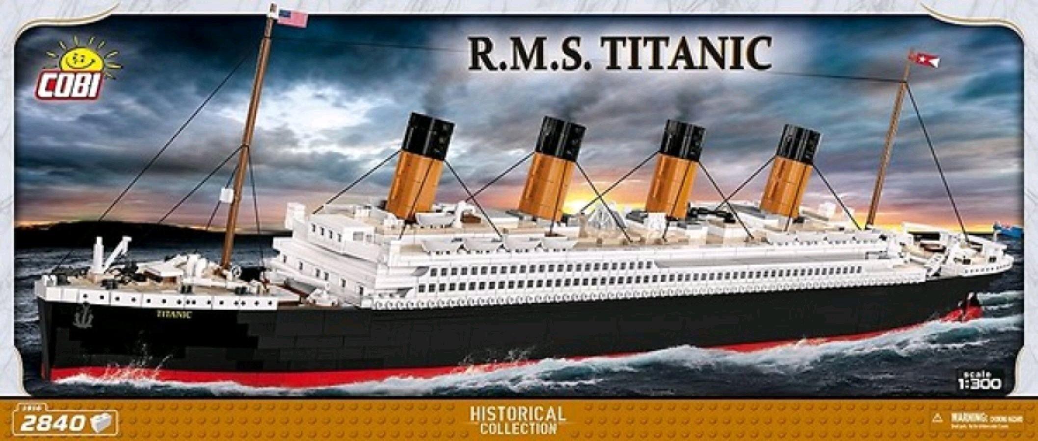 COB1916 Titanic - R.M.S. Titanic 1:300 scale 2840 piece Construction Set - Cobi - Titan Pop Culture