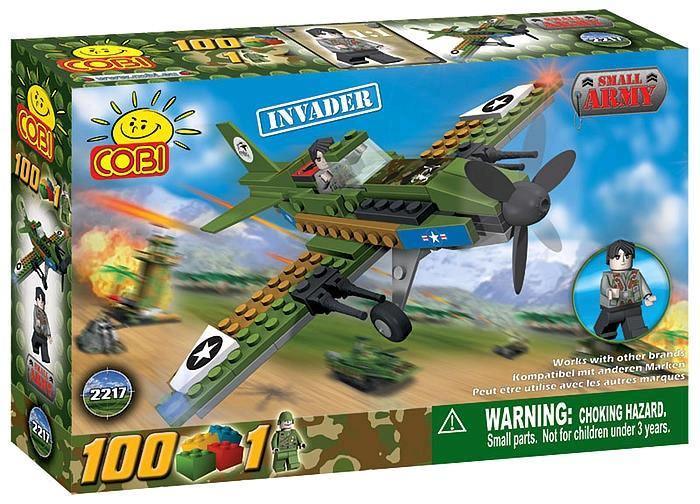 COB2217 Small Army - 100 Piece Invader Plane Military Aircraft Construction Set - Cobi - Titan Pop Culture