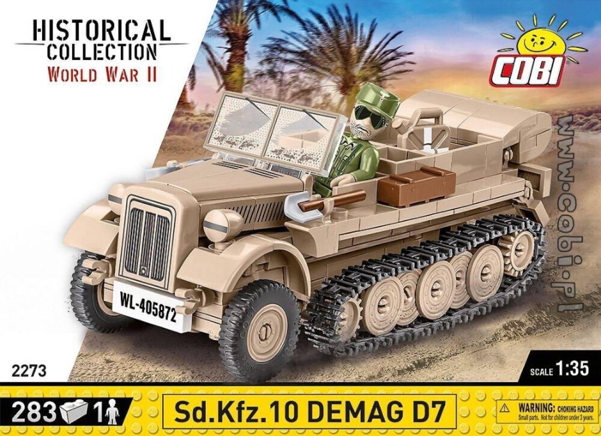 COB2273 World War II - SD KFZ 10 Demag D7 (283 pieces) - Cobi - Titan Pop Culture