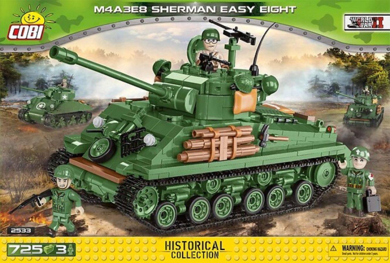 COB2533 World War II - M4A3 Sherman Easy Eight (725 pieces) - Cobi - Titan Pop Culture