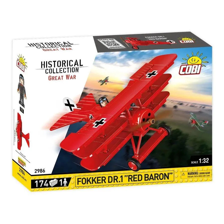 COB2986 World War I - Fokker Dr1 Red Baron (174 pieces) - Cobi - Titan Pop Culture