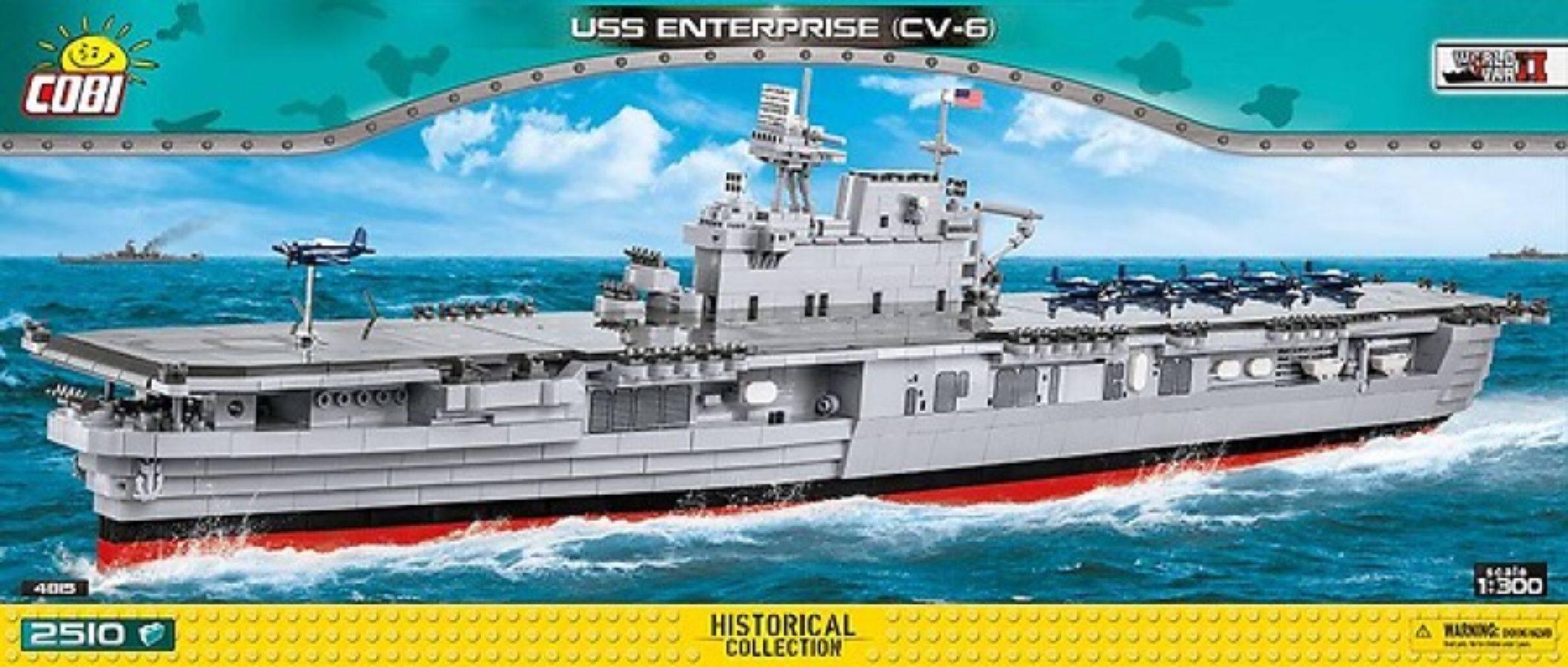 COB4815 World War II - WS USS Enterprise (2510 pieces) - Cobi - Titan Pop Culture