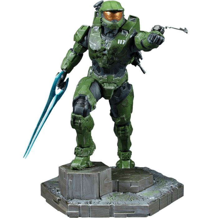 DHC3009-247 Halo Infinite - Master Chief with Grapplshot PVC Statue - Dark Horse Comics - Titan Pop Culture