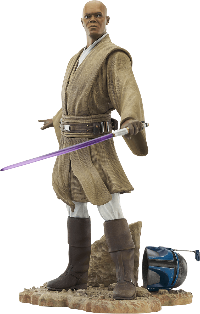 DSTAPR222242 Star Wars - Mace Windu Attack of the Clones Premier Statue - Diamond Select Toys - Titan Pop Culture