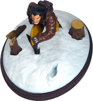 DSTAUG152317 X-Men - Wolverine In Snow Resin Statue - Diamond Select Toys - Titan Pop Culture