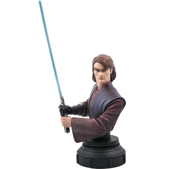 DSTAUG202094 Star Wars: The Clone Wars - Anakin Skywalker 1:7 Scale Bust - Diamond Select Toys - Titan Pop Culture