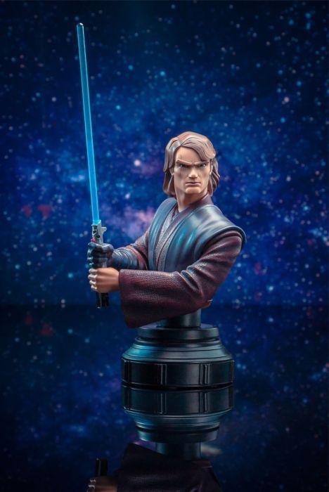 DSTAUG202094 Star Wars: The Clone Wars - Anakin Skywalker 1:7 Scale Bust - Diamond Select Toys - Titan Pop Culture