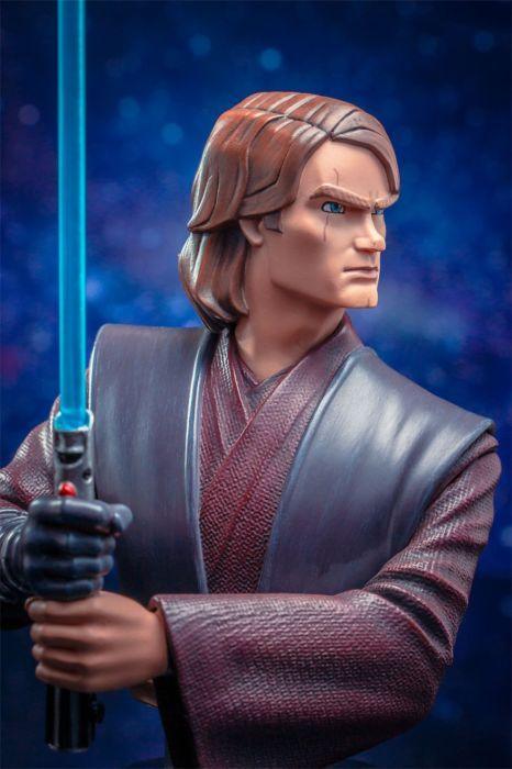 DSTAUG202094 Star Wars: The Clone Wars - Anakin Skywalker 1:7 Scale Bust - Diamond Select Toys - Titan Pop Culture