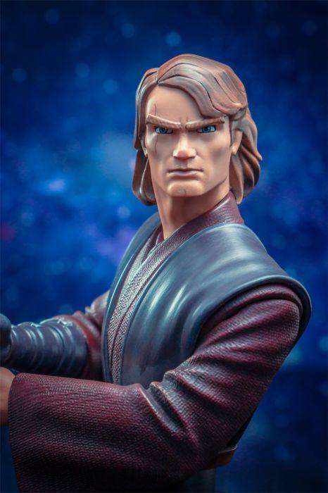 DSTAUG202094 Star Wars: The Clone Wars - Anakin Skywalker 1:7 Scale Bust - Diamond Select Toys - Titan Pop Culture