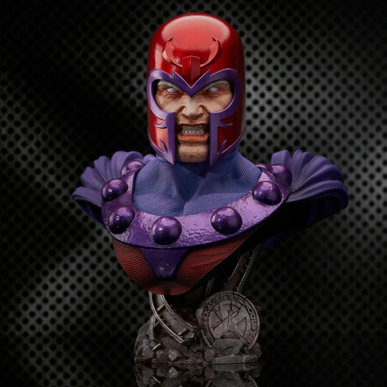 DSTJUL222485 Marvel Comics - Magneto Legends in 3D 1:2 Scale Bust - Diamond Select Toys - Titan Pop Culture