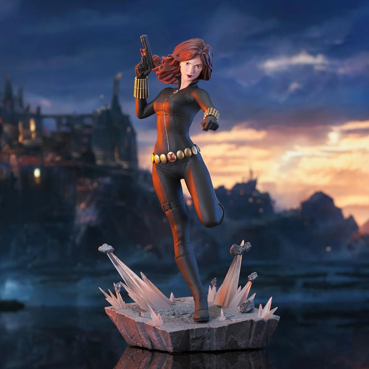 DSTMAR212009 Marvel Comics - Black Widow Premier Statue - Diamond Select Toys - Titan Pop Culture