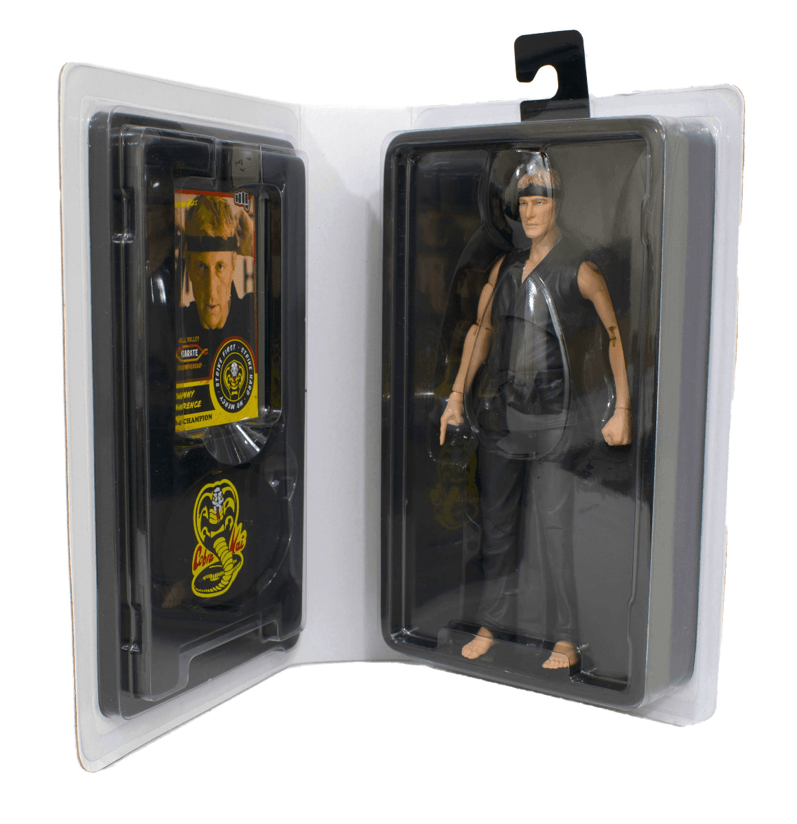 DSTMAY219336 Cobra Kai - Johnny Lawrence SDCC 2022 Exclusive VHS Action Figure - Diamond Select Toys - Titan Pop Culture