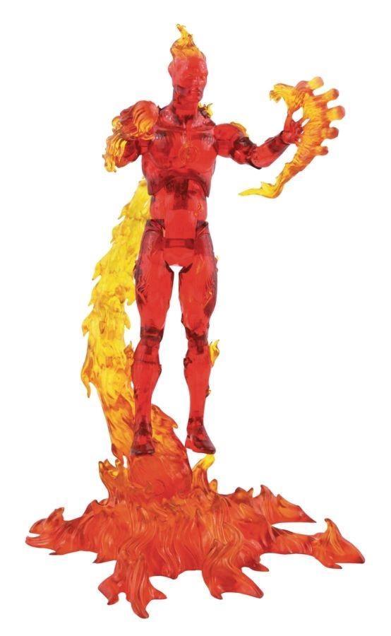 DSTNOV201958 Fantastic Four - Human Torch Action Figure - Diamond Select Toys - Titan Pop Culture