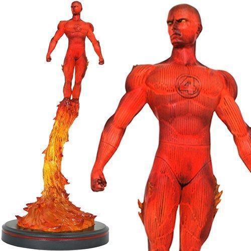 DSTNOV212078 Fantastic Four - Human Torch Premier Statue - Diamond Select Toys - Titan Pop Culture