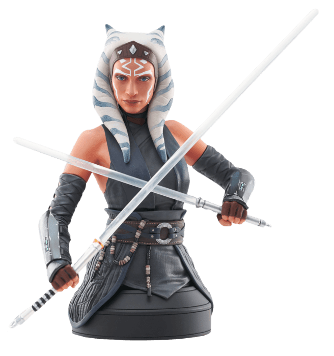 DSTOCT212181 Star Wars: The Mandalorian - Ahsoka Tano 1:6 Scale Bust - Diamond Select Toys - Titan Pop Culture