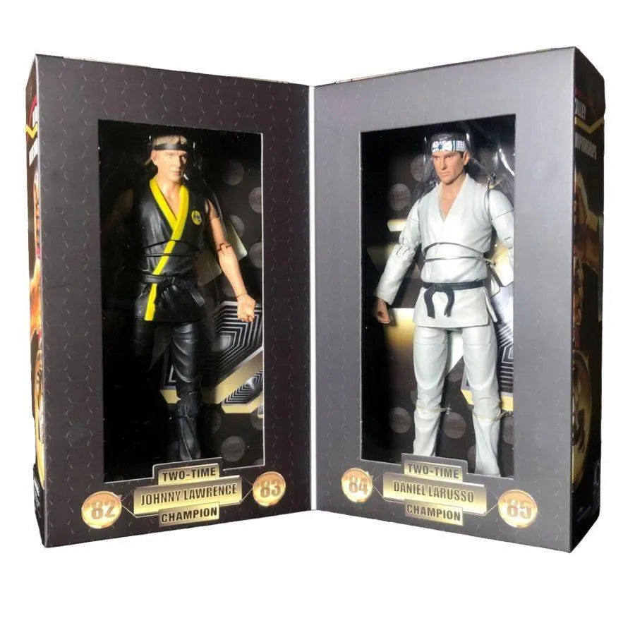 DSTSEP218363 Cobra Kai - Johnny & Daniel Retro Figure Set (2 Pack) - Diamond Select Toys - Titan Pop Culture