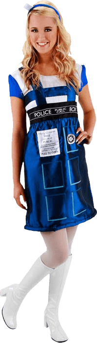 ELO404820 Doctor Who - TARDIS Costume Dress S/M - Elope - Titan Pop Culture