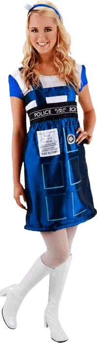 ELO404820 Doctor Who - TARDIS Costume Dress S/M - Elope - Titan Pop Culture