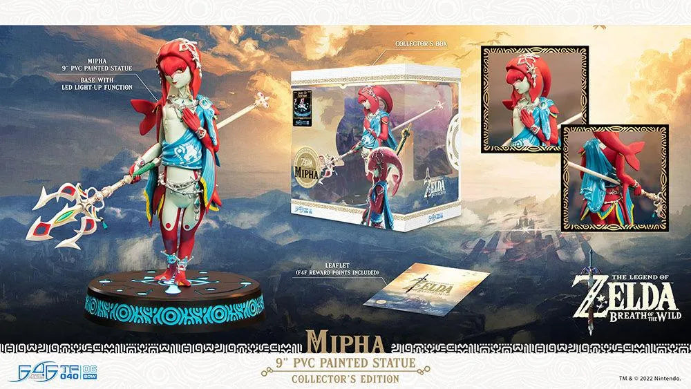 F4FBOTWMC The Legend of Zelda - Mipha PVC Statue Collectors Edition - First 4 Figures - Titan Pop Culture