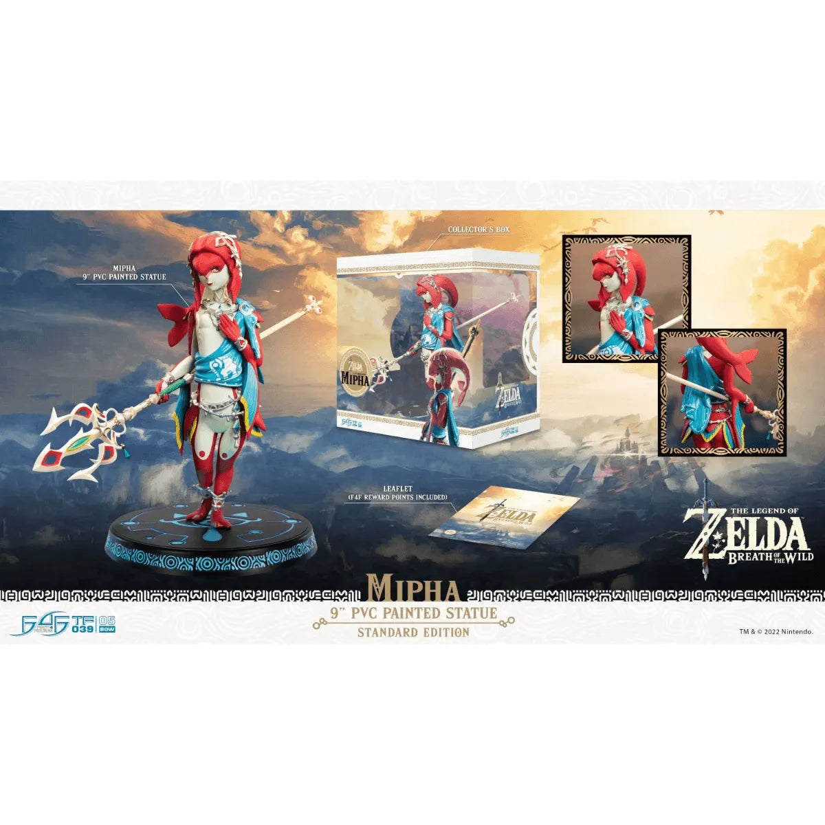 F4FBOTWMS The Legend of Zelda - Mipha PVC Statue Standard Edition - First 4 Figures - Titan Pop Culture