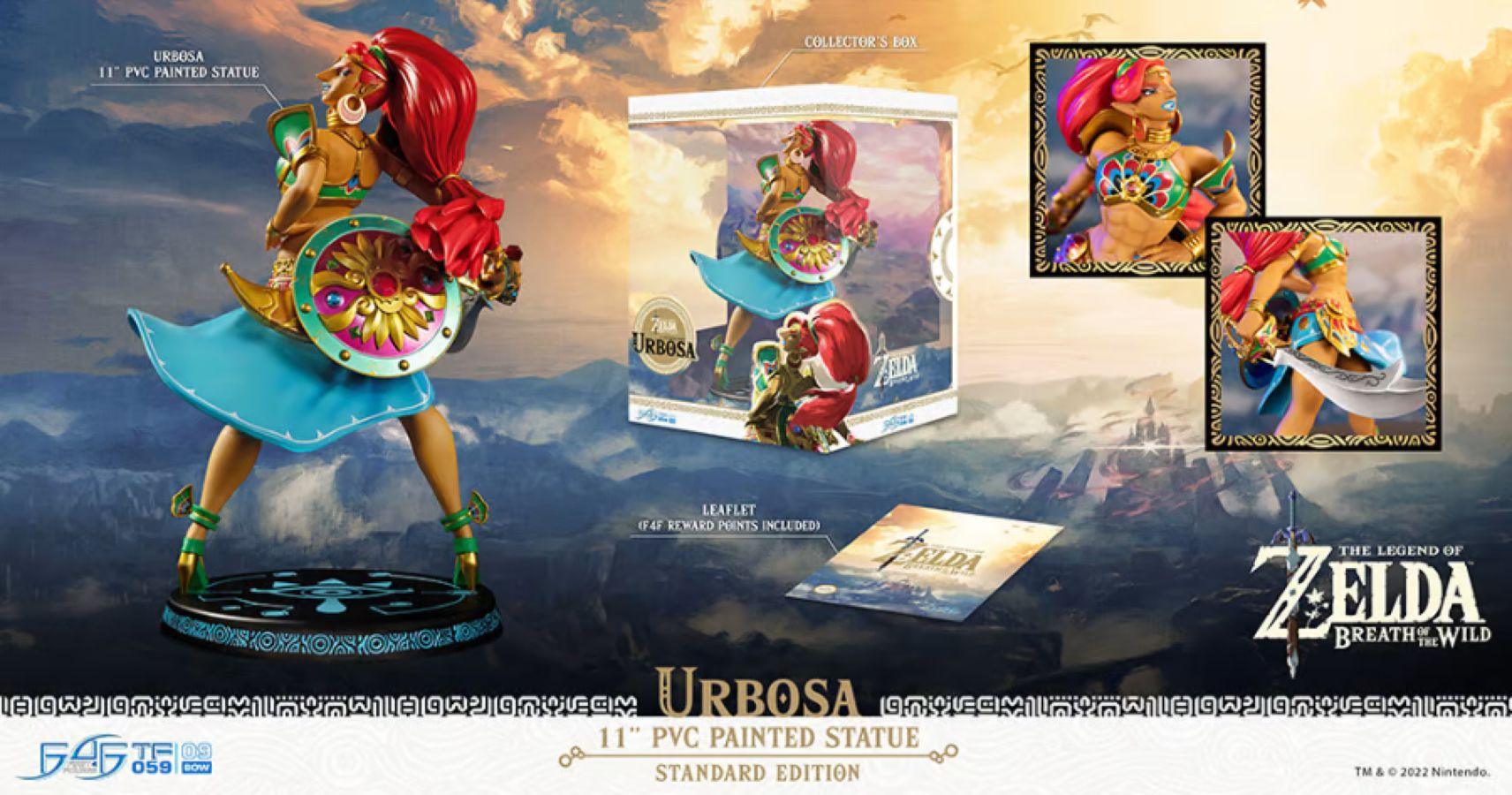 F4FBOTWUS The Legend of Zelda - Breath of the Wild - Urbosa (Standard Edition) PVC Statue - First 4 Figures - Titan Pop Culture