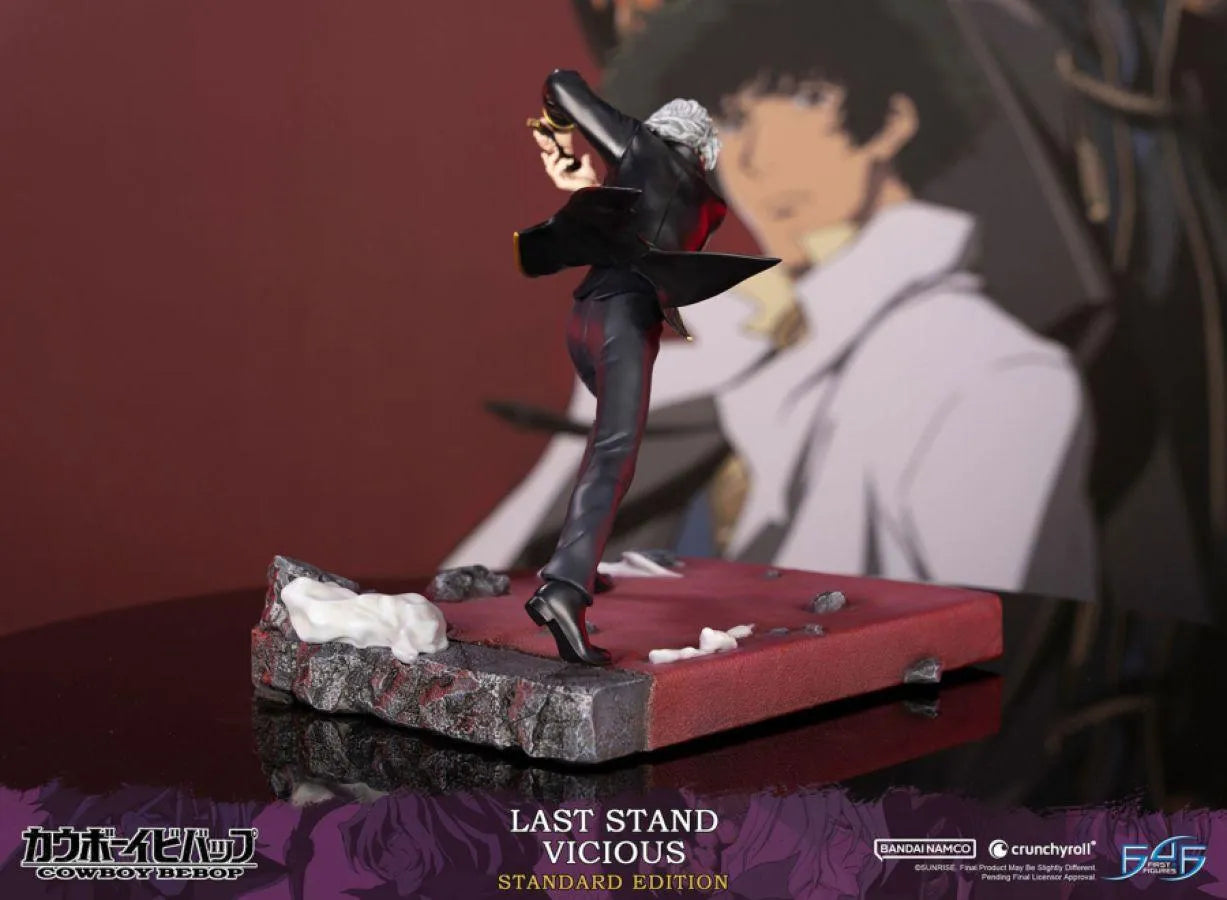 F4FCBLSVST Cowboy Bebop - Last Stand Vicious Statue - First 4 Figures - Titan Pop Culture