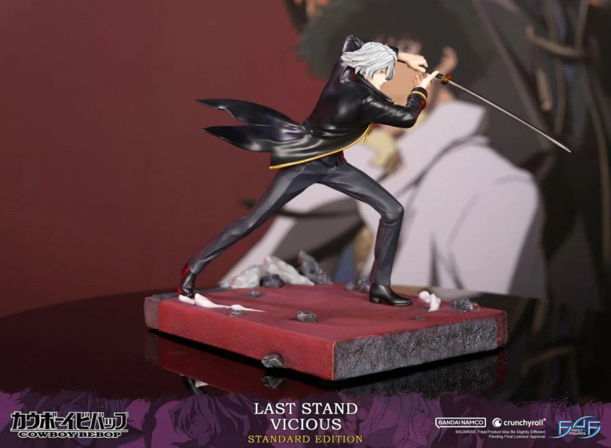 F4FCBLSVST Cowboy Bebop - Last Stand Vicious Statue - First 4 Figures - Titan Pop Culture