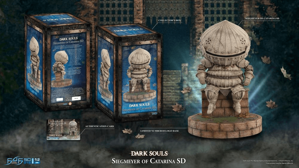 F4FDSOSMST Dark Souls - Siegmeyer of Catarina SD Statue - First 4 Figures - Titan Pop Culture