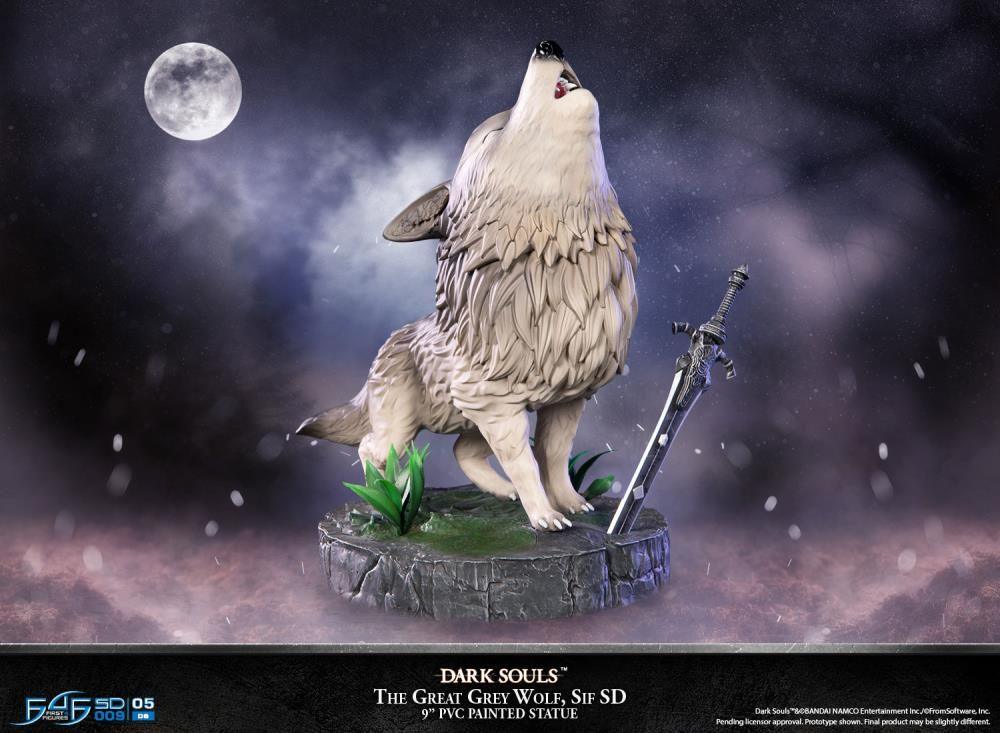 F4FDSSIFST Dark Souls - The Great Grey Wolf Sif PVC Statue - First 4 Figures - Titan Pop Culture