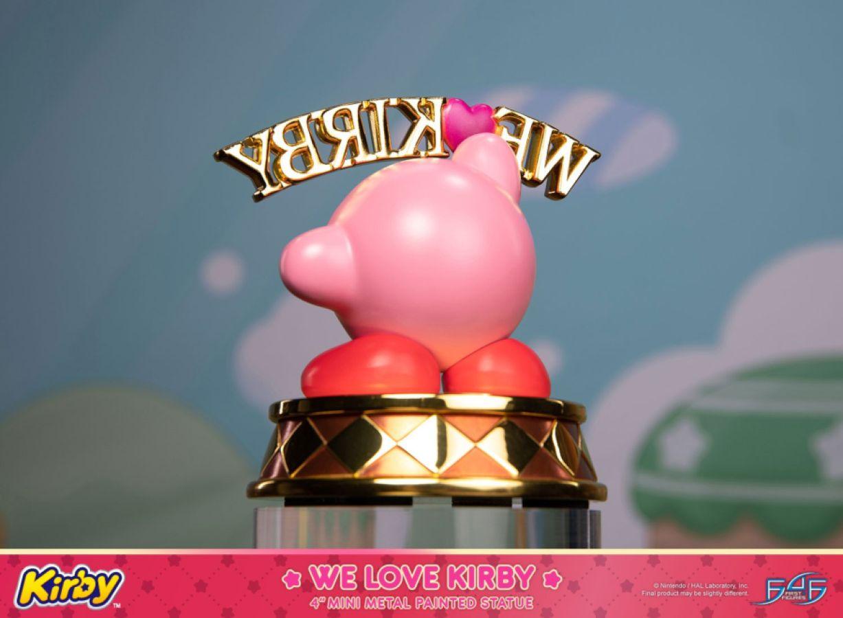 F4FKWLK01C Kirby - We Love Kirby Diecast Statue - First 4 Figures - Titan Pop Culture