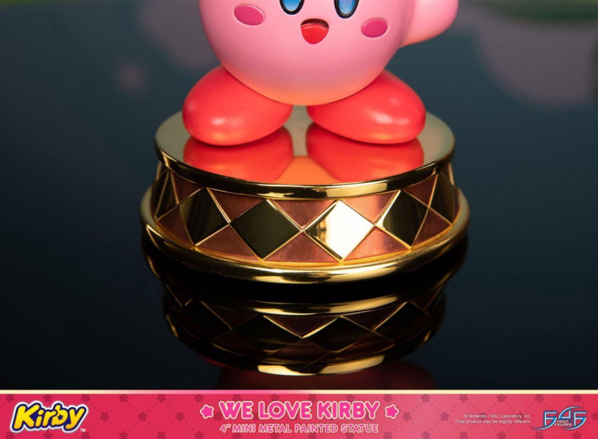 F4FKWLK01C Kirby - We Love Kirby Diecast Statue - First 4 Figures - Titan Pop Culture