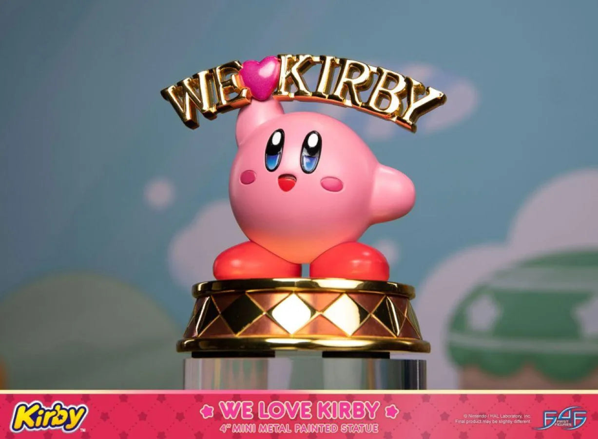 F4FKWLK01C Kirby - We Love Kirby Diecast Statue - First 4 Figures - Titan Pop Culture