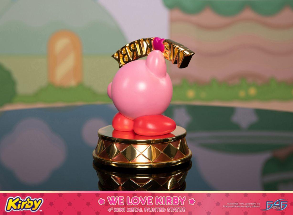 F4FKWLK01C Kirby - We Love Kirby Diecast Statue - First 4 Figures - Titan Pop Culture