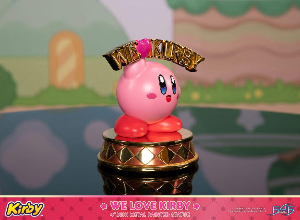 F4FKWLK01C Kirby - We Love Kirby Diecast Statue - First 4 Figures - Titan Pop Culture