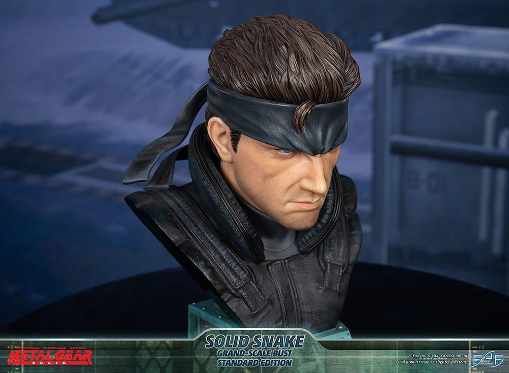 F4FMGSGBST Metal Gear Solid - Solid Snake Grand Scale Bust - First 4 Figures - Titan Pop Culture