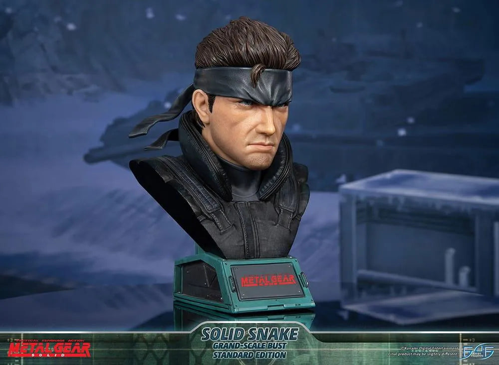 F4FMGSGBST Metal Gear Solid - Solid Snake Grand Scale Bust - First 4 Figures - Titan Pop Culture