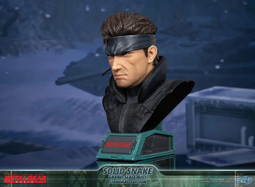 F4FMGSGBST Metal Gear Solid - Solid Snake Grand Scale Bust - First 4 Figures - Titan Pop Culture