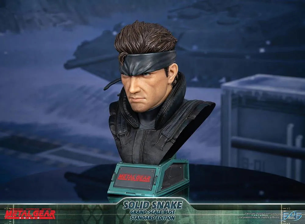 F4FMGSGBST Metal Gear Solid - Solid Snake Grand Scale Bust - First 4 Figures - Titan Pop Culture