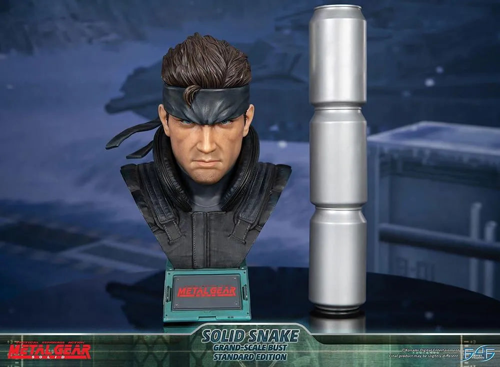 F4FMGSGBST Metal Gear Solid - Solid Snake Grand Scale Bust - First 4 Figures - Titan Pop Culture